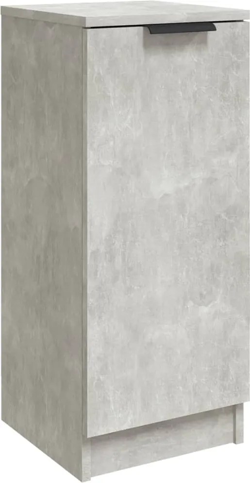 vidaXL betonszürke szerelt fa tálalószekrény 30 x 30 x 70 cm