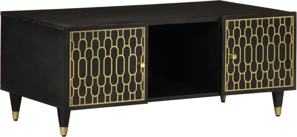 vidaXL tömör mangófa dohányzóasztal 100 x 54 x 40 cm