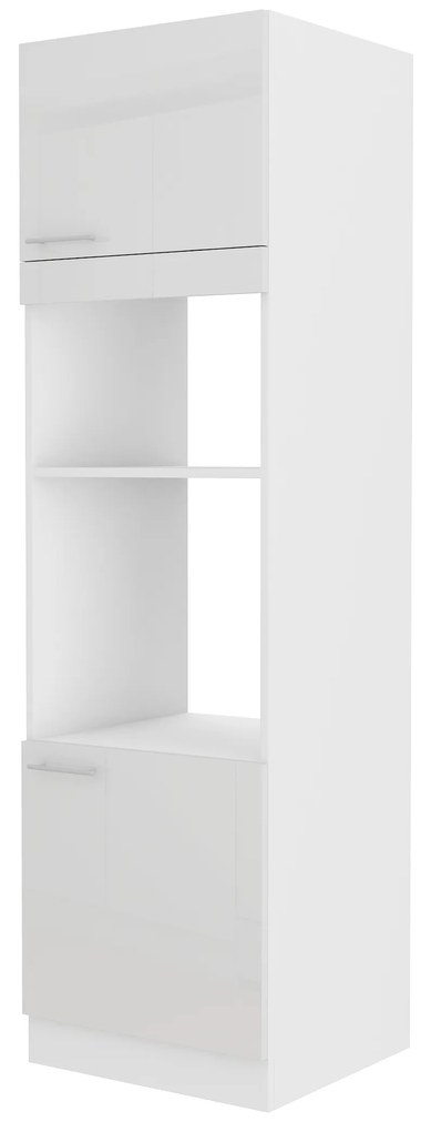 Élelmiszer szekrény a sütőhöz Lavera 60 DPM 210 2F (fehér + fényes fehér). 1032359