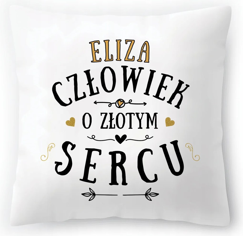 Eliza párna Születésnapra Névnapra Ajándék Nyomtatott Fotóval