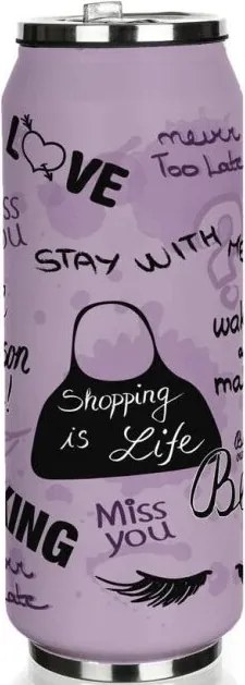 Banquet BE COOL Teenager Girls termoska 430 ml, lila