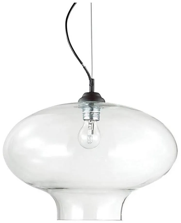 Ideal Lux - Csillár zsinóron BISTRO 1xE27/60W/230V átm. 40 cm átlátszó
