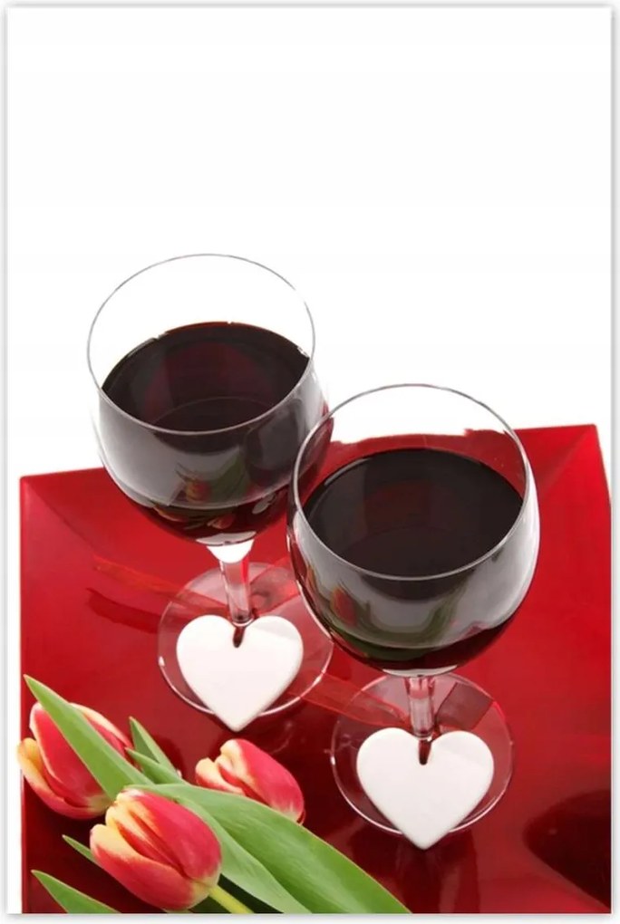 Poszterek 80x120 Vörösbor a vacsorához