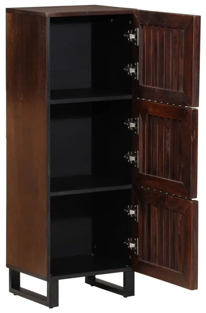 vidaXL barna tömör mangófa magasszekrény 40 x 34 x 110 cm