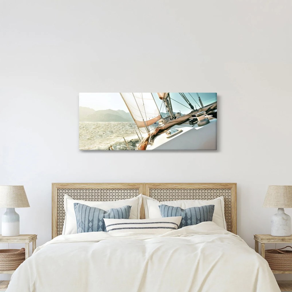 Kép - Hajó (120x50 cm)