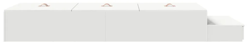 Tárolóágykeret Fehér 80x200 cm