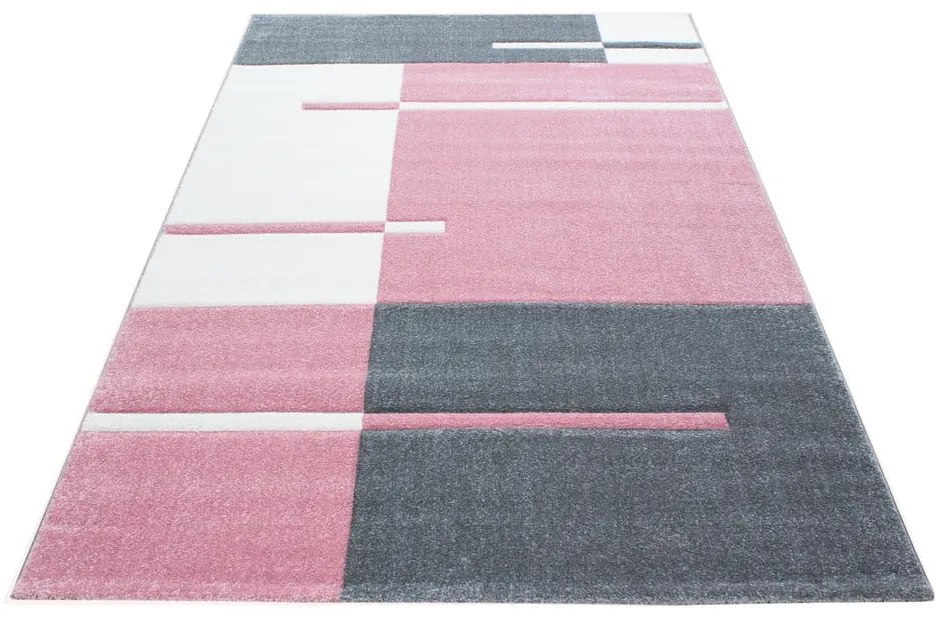 Rózsaszín-szürke szőnyeg 160x230 cm Hawaii – Ayyildiz Carpets