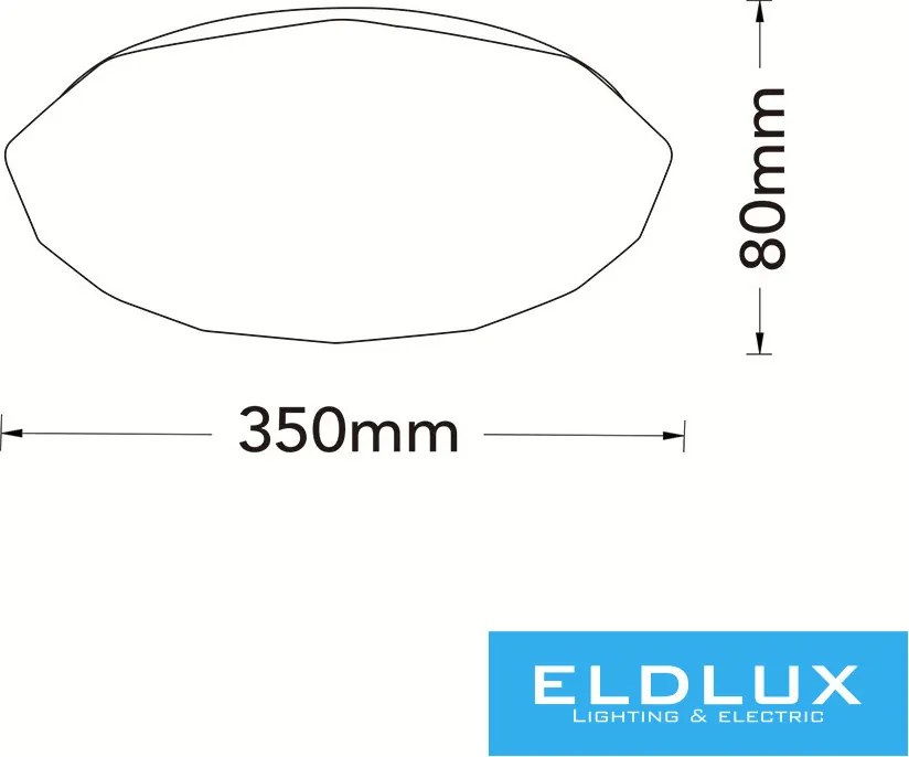 ELDLUX C02-36-3C Ufo Lámpa IP20