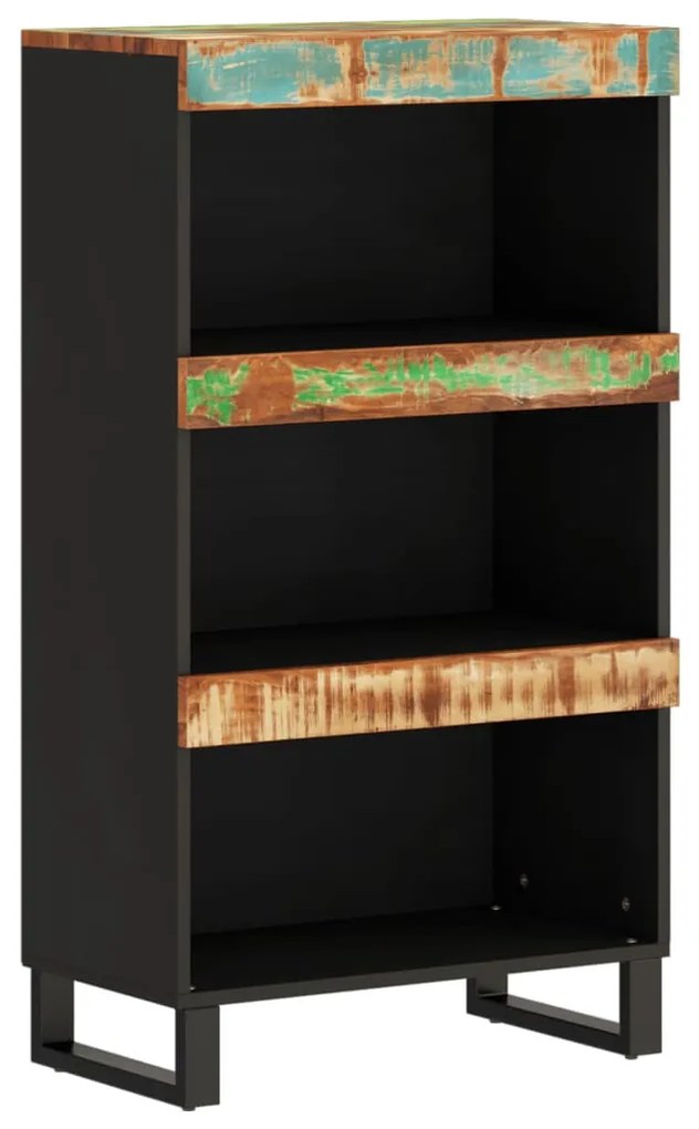 tömör újrahasznosított fa tálalószekrény 60 x 33 x 107 cm