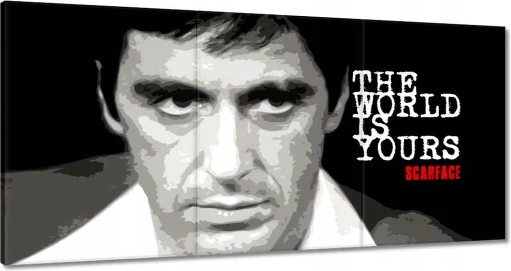 60x30 cm-es "The World Is Yours" kép Al Pacino A