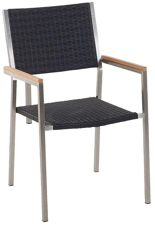 Kerti készlet Cleopatra (fekete rattan). 1078482