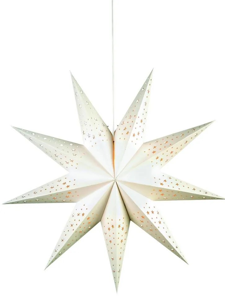 Markslöjd 700320 - Karácsonyi dekoráció SOLVALLA 1xE14/25W/230V fehér 75 cm