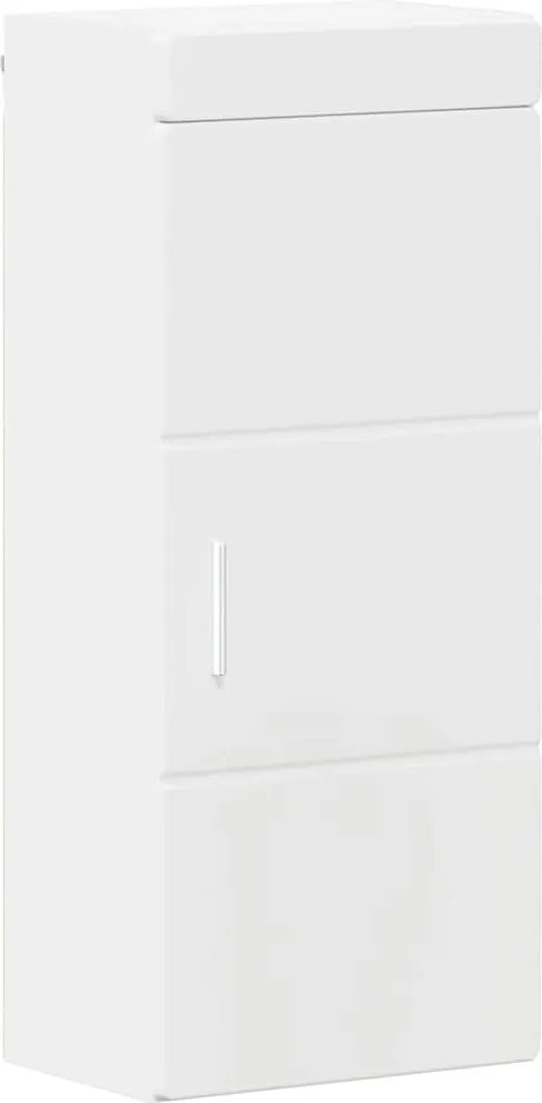 vidaXL Fürdőszobai faliszekrény TULUM Fehér 37 x 24,5 x 86 cm Faanyag