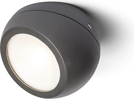 RENDL SIV felületre szerelhető antracitszürke 230V LED 6W 120° IP54 3000K