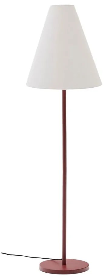 Terrakotta színű állólámpa textil búrával (magasság 153 cm) Navat – Kave Home