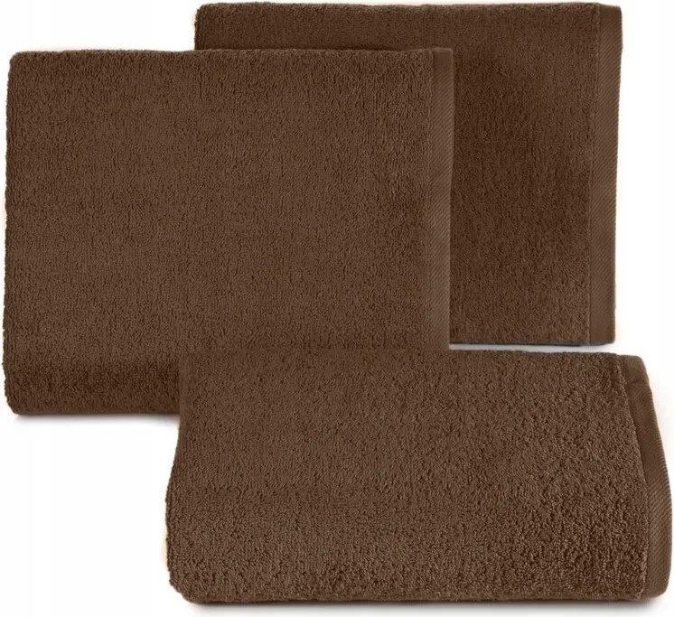 Törölköző Sima 50x100 barna 400g/m2