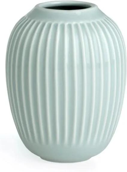 Hammershoi mentolkék agyagkerámia váza, magasság 10 cm - Kähler Design
