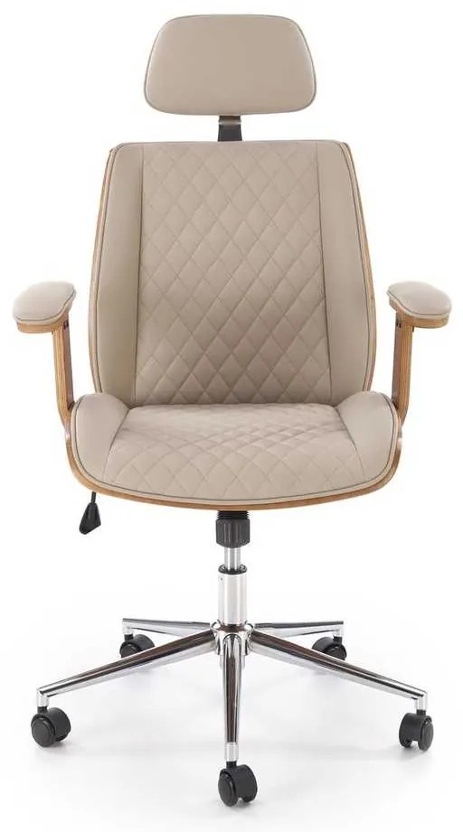 Gettysburg irodai szék, bézs / dió