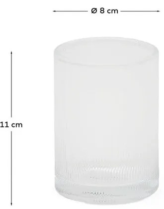 Üveg fogkefetartó pohár Arlem – Kave Home
