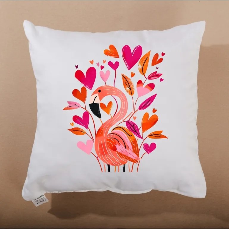 EMI Flamingo díszpárna 40x40 cm