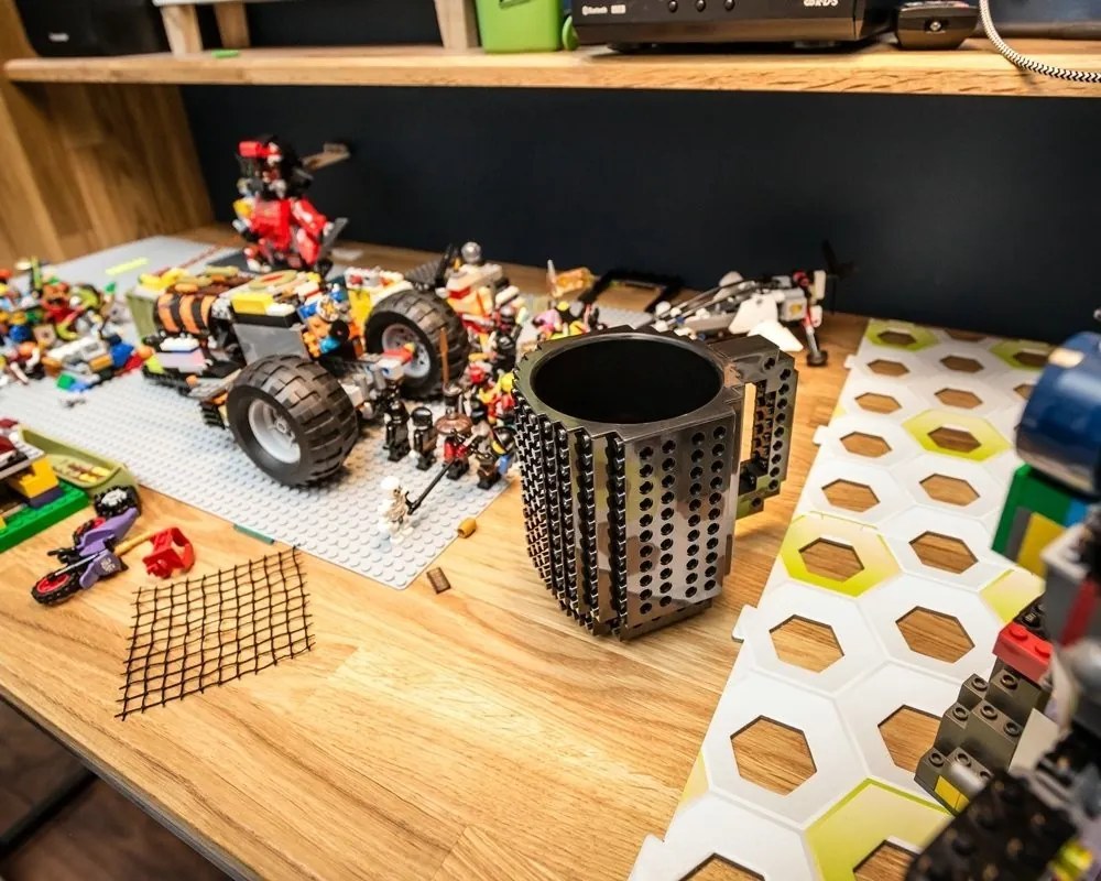 LEGO Bögre fekete 350 ml