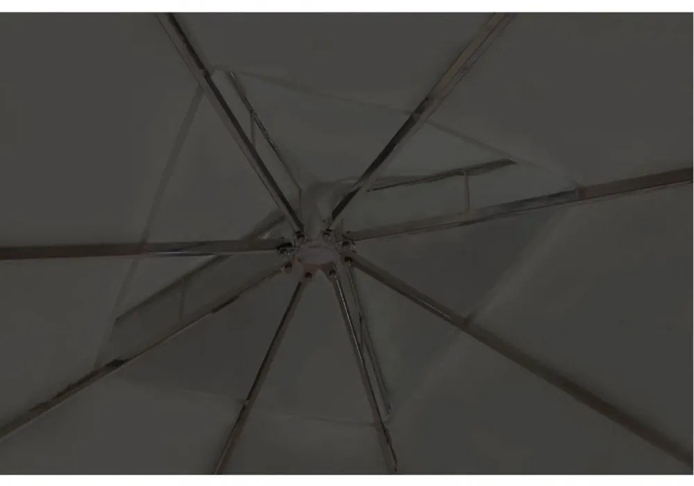 sötétszürke pavilon tetővel 3 x 4 m