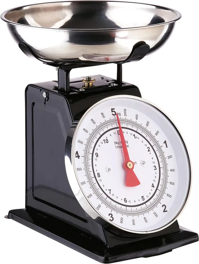 GIVE ME MORE konyhai mérleg 5kg-ig, fekete