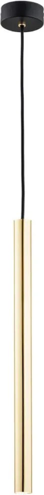 ARGON 8104 SICILIA PLUS Hengeres Függesztett Lámpa Sárgaréz, Fekete Struktúra G9 IP20