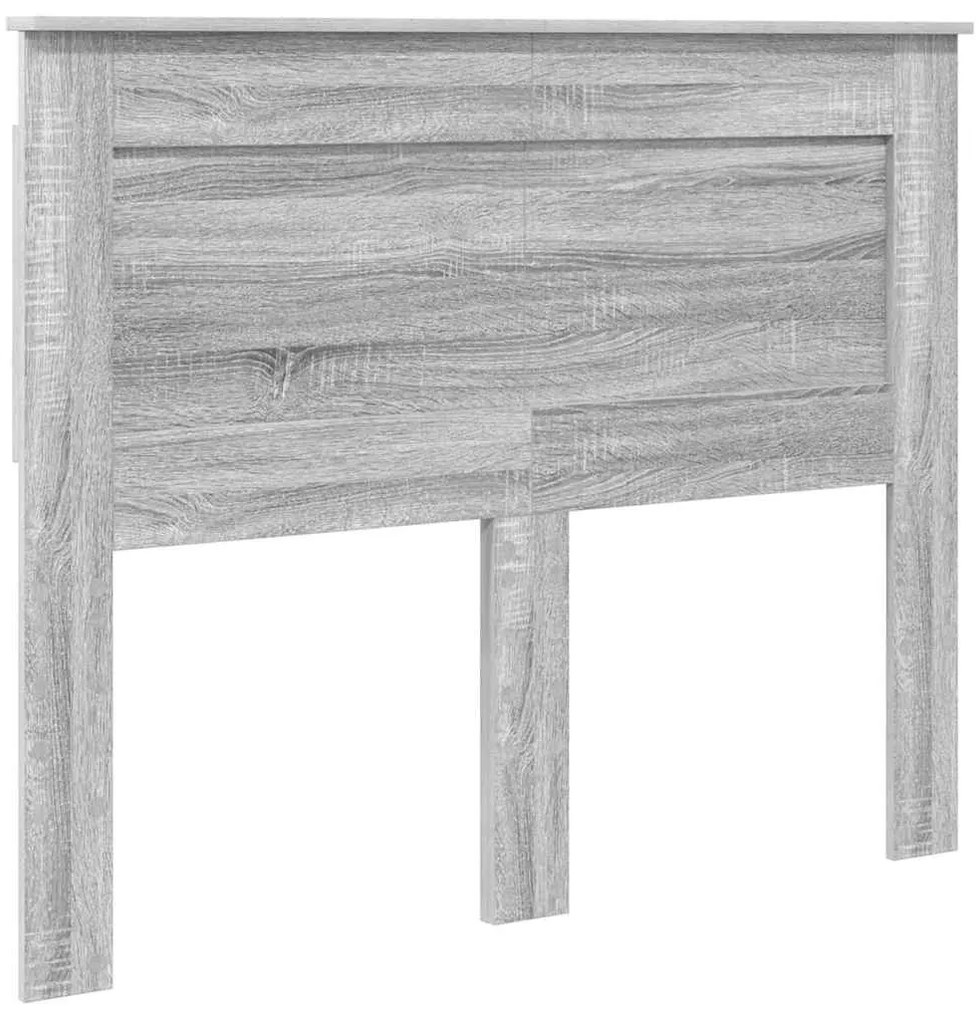 Fejtámla fejtámlával Szürke Sonoma 135 cm Faanyag