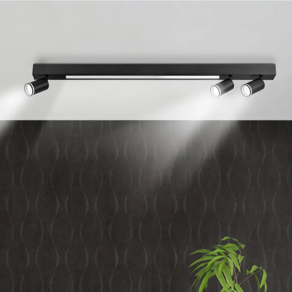 Polux PARIS 327390 Spotlámpa 1x24W/LED|3x10W/GU10 4000K 800lm IP20