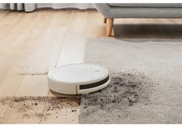 Sencor - Robotporszívó felmosóval 2in1 18W/1500 mAh fehér + távirányítás