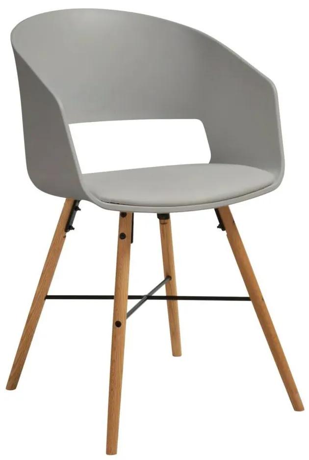 Cai design szék, szürke műanyag