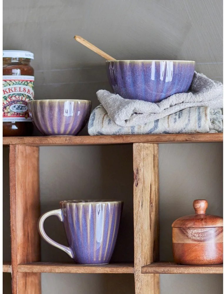 Sötétlila kőedény bögre 220 ml Latina – Bloomingville