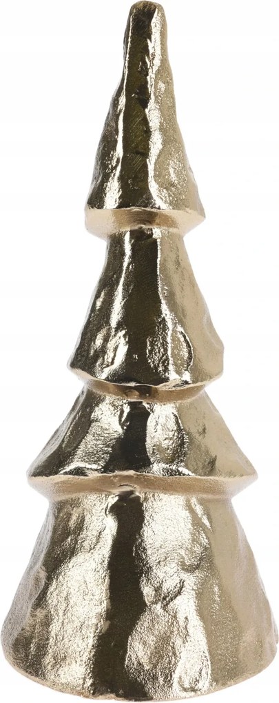 Arany fém karácsonyfa (24,5 cm)