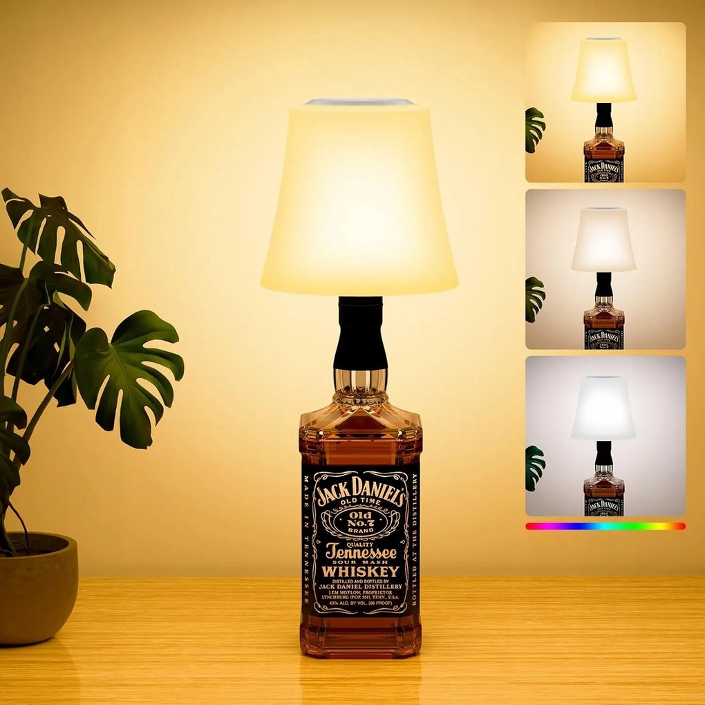 Suright éjjeli lámpa, fekete, vezeték nélküli, Usb C