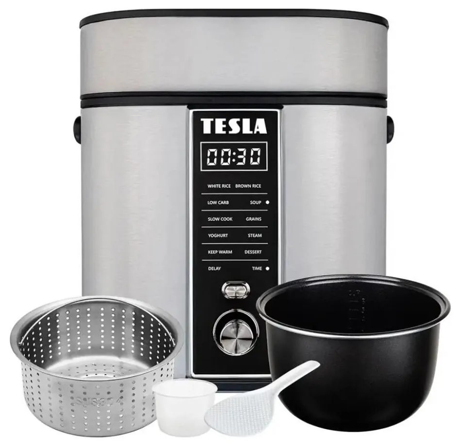 TESLA Electronics MultiCook - Multifunkciós rizsfőző 2,1 l 400W/230V