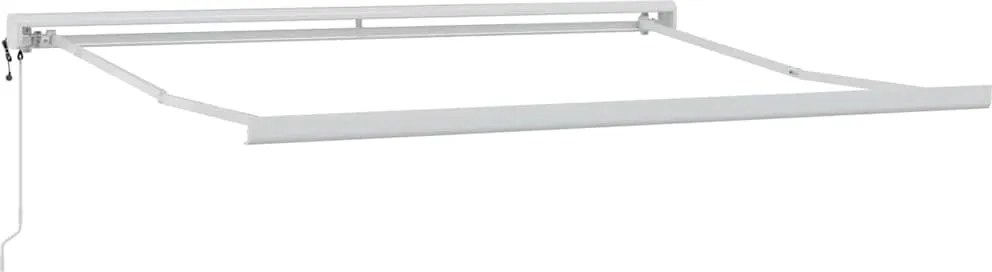 vidaXL Napernyő keret Fehér 350 x 250 cm Alumínium