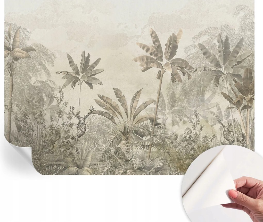 Dekoratív Öntapadós Tapéta Divatos Minták Trópusi dzsungel 312x219 cm