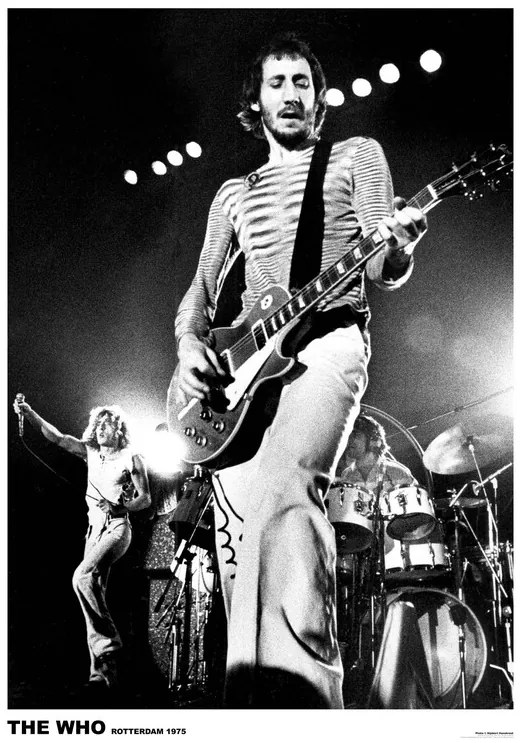 Plakát The Who - Pete Townsend Rotterdam 1975