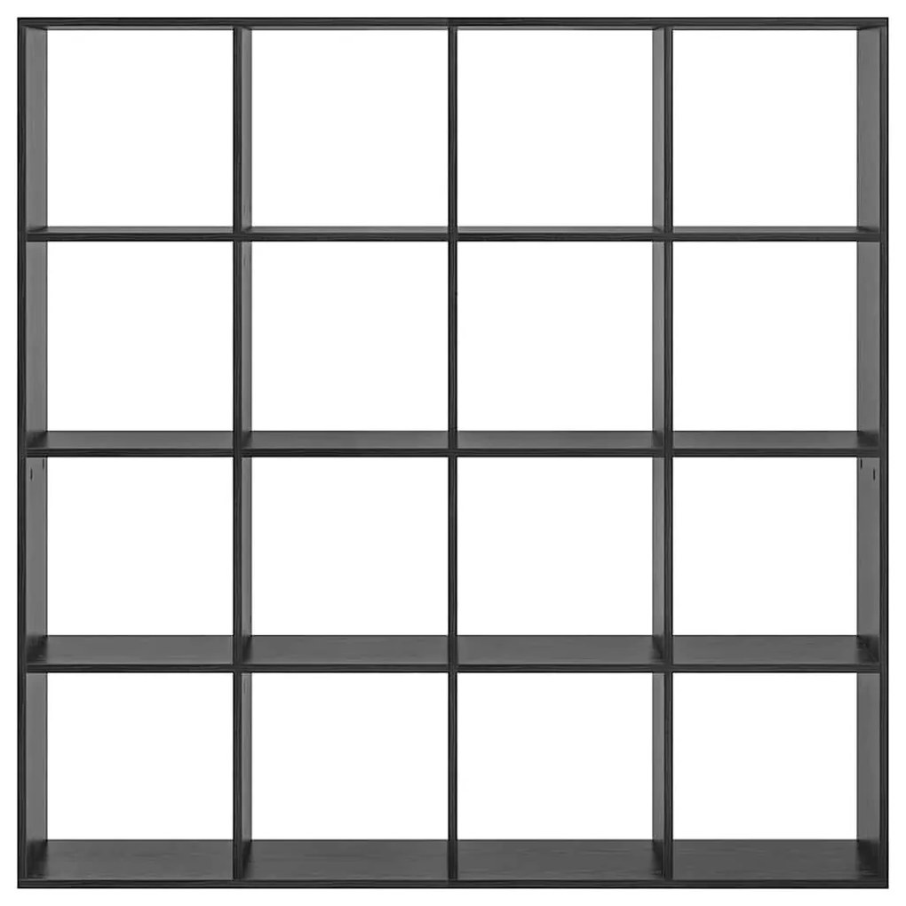 Könyvespolc Musta tammi 137.5 x 29 x 137.5 cm Faanyag