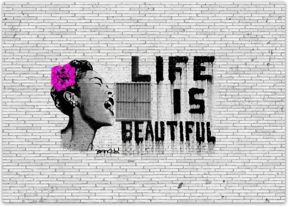 Poszterek A0 Szint Banksy Life is beautiful