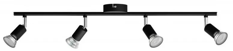 Philips - Spotlámpa LIMBALI 4xGU10/50W/230V fekete