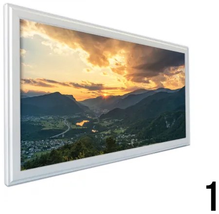 LED panel nyomtatott mintával , 60 x 30 cm , 24 Watt , természetes fehér , egyedi design , PRO