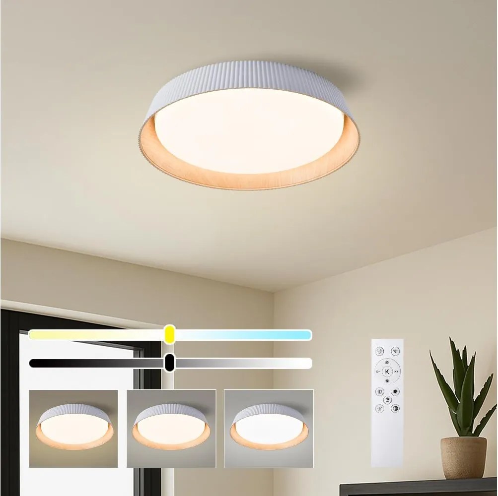 BRILAGI - LED dimmelhető mennyezeti lámpatest ORINO LED/54W/230V 3000-6000K fehér átm. 43 cm + távirányító