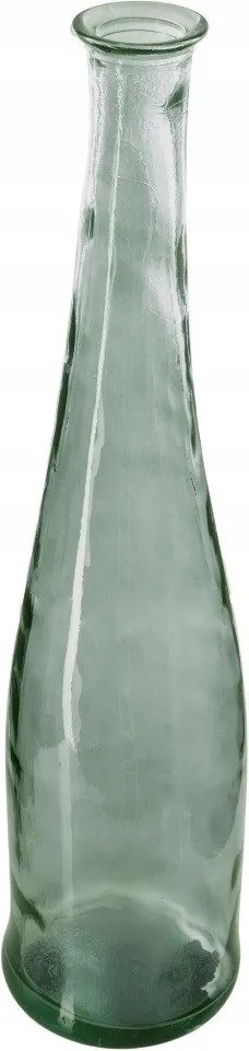 Magas Virágváza Üveg Zöld Dekoráció 80cm