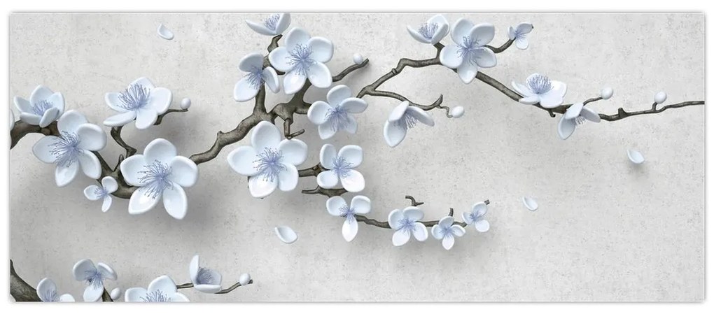 A virágok képe (120x50 cm)