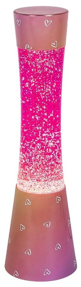 Rabalux 7027 - Lávalámpa MINKA 1xGY6,35/20W/230V rózsaszín