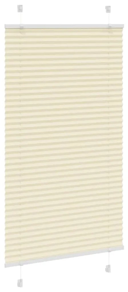 pliszírozott redőny krém 70x150 cm szövetszélesség 69,4 cm