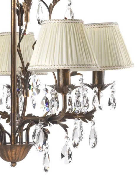 ONLI - Csillár láncon KAREN 5xE14/6W/230V bronz