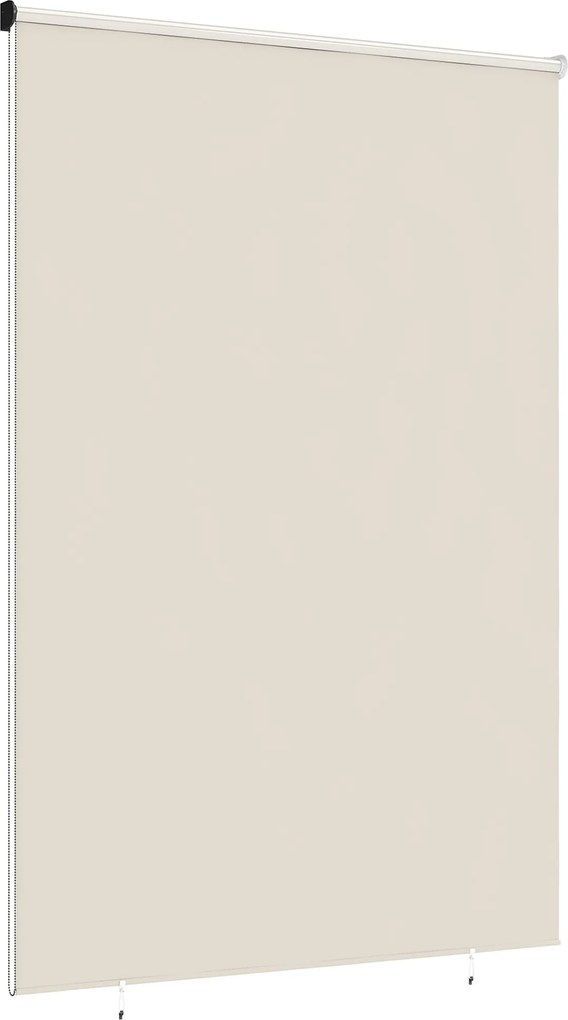 Outsunny kültéri roló 240 x 160 cm — sötétítő, vízlepergető, alumínium váz, 180 g/m² poliészter (UPF30+) | Aosom